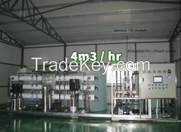 Electrodeionization  EDI RO DI water system purifier deionized water system plant deionized water machine