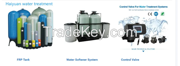 Automatic Brackish Water Softening Ion Exchange Water Softer System Hard Well Dual Water Softener for Boiler Irrigation