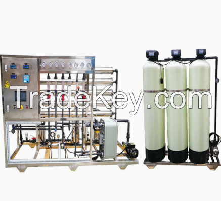 Water Deionizer Water Demineralization Machine System Mixed Bed RO EDI Di Dm Demineralized Water Machine Plant Equipment Deionized Water Unit Machine