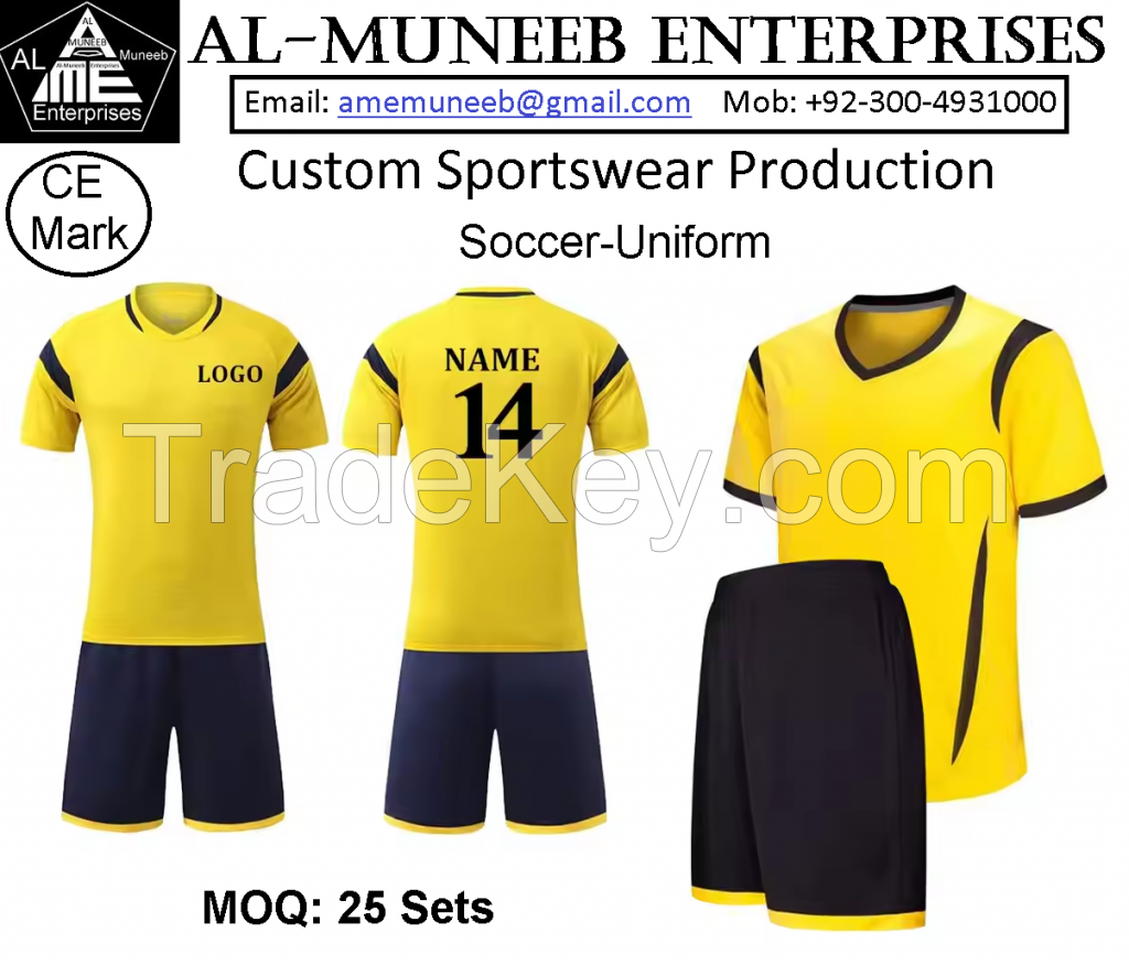 Custom Soccer-Ball Sports Team Uniform