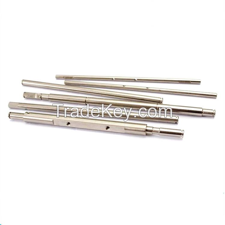 Cnc machining stainless steel part high precision shafts