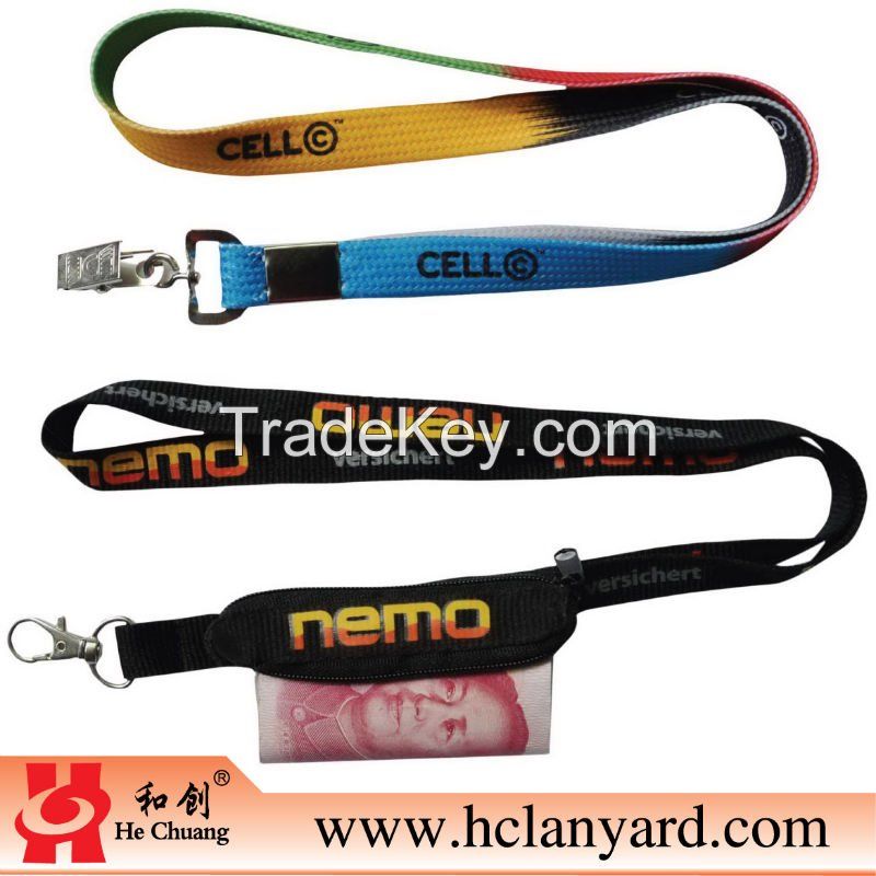 Designer silk woven sublimation neck custom printed keychain anime breakaway lanyards with logo