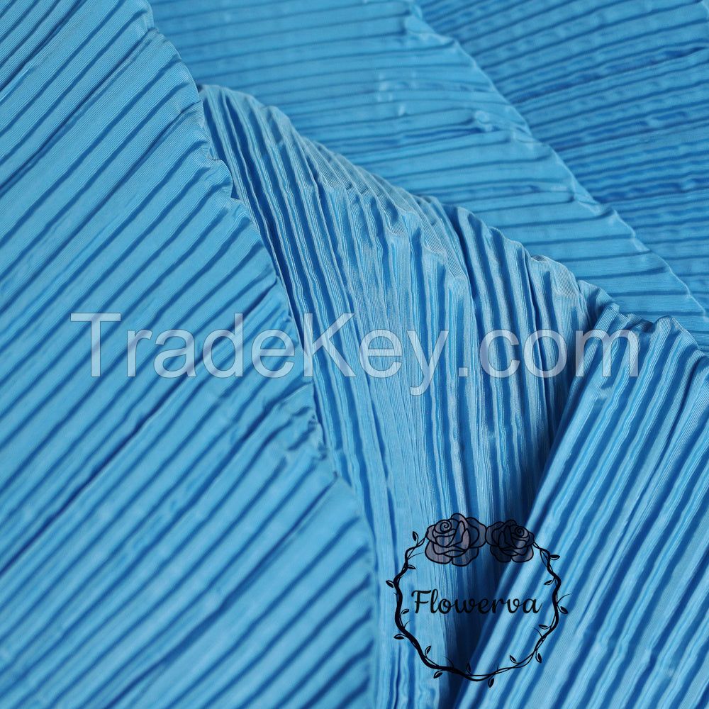 Flowerva Medium Blue Flowerva Pleated Decora