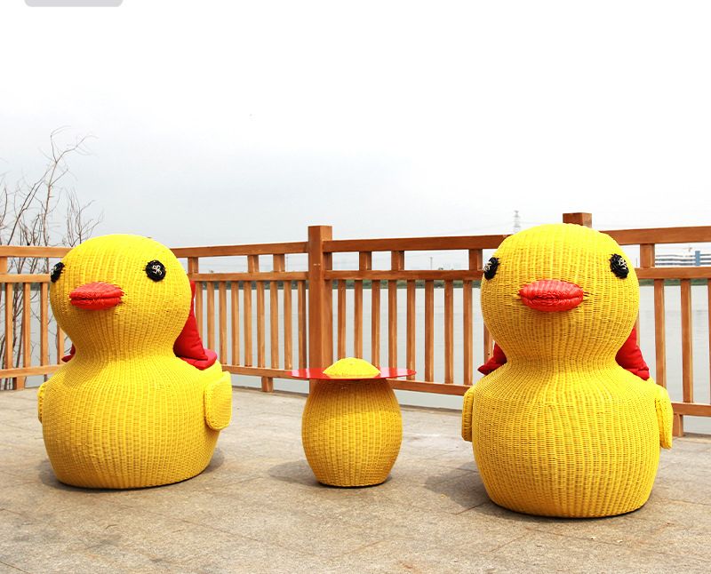 Outdoor sofa installation creative balcony garden villa rattan sofa sun room designer outdoor rattan art furniture soft 