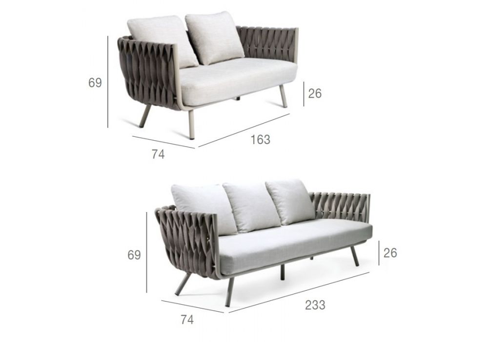 Wholesale Waterproof Hotel Villa Sofa Set Rattan Wicker Patio Garden Outdoor Sofa