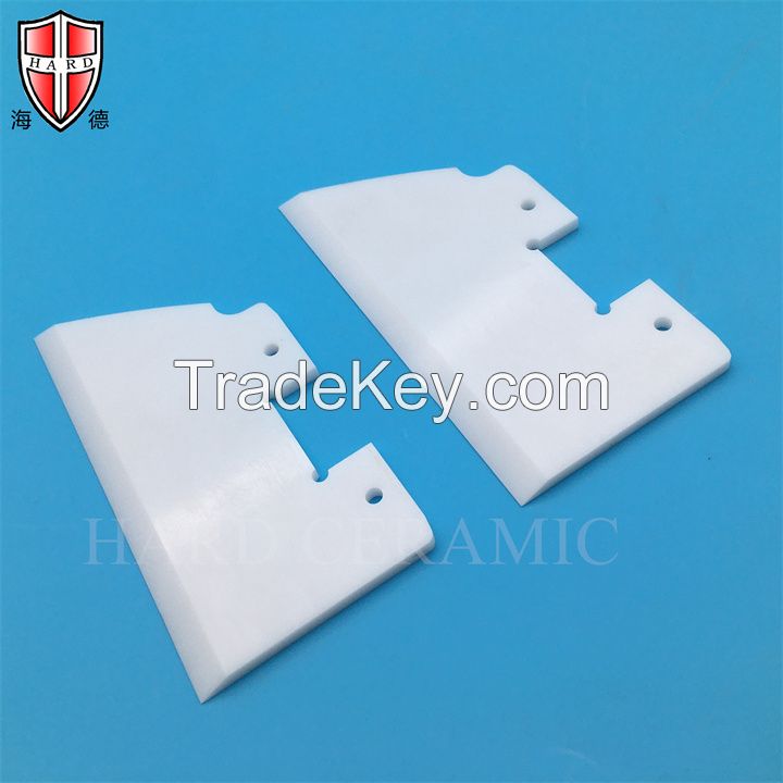 Customized CNC Machining Zirconia Zro2 Ceramic Cutting Blade for Industry use