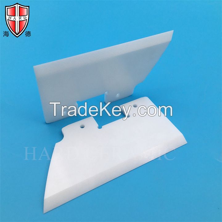 Customized CNC Machining Zirconia Zro2 Ceramic Cutting Blade for Industry use