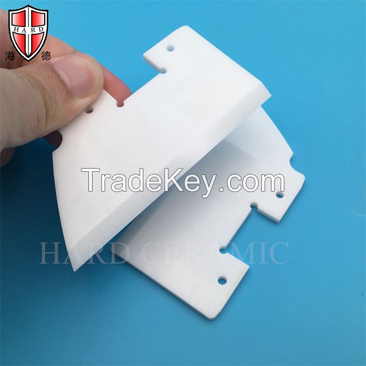 Customized CNC Machining Zirconia Zro2 Ceramic Cutting Blade for Industry use