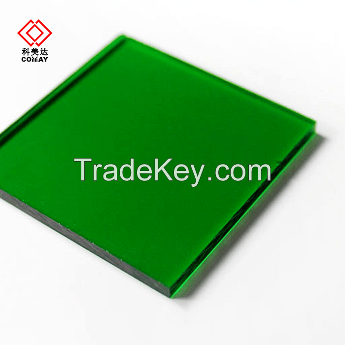 Customized   green Colors Cast Acrylic Sheets  1.8-30mm