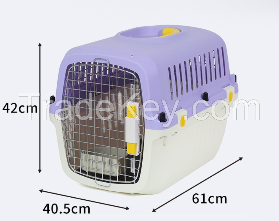 2024 Pet Dog Air Travel Box Heavy-Duty Pet Carrier Case