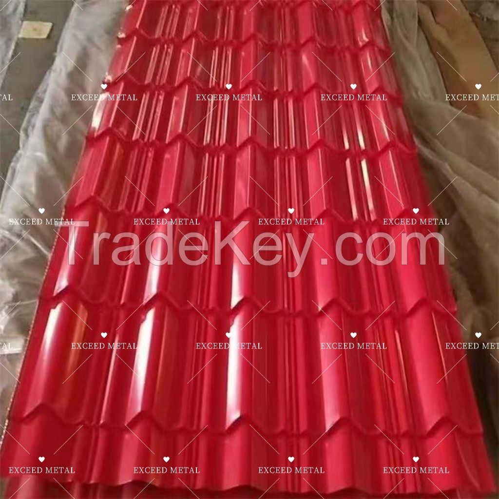 Anodized aluminum roofing sheets anti-fade coated corrugated sheets