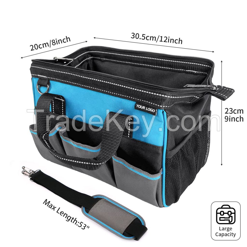 custom professional construction carpenter portable 6pcs storage para herramientas tool bag