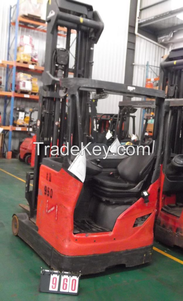 Used Forklift linde reach turck 1.4ton  960#R14-01 (1120) 3f8600mm, 2014