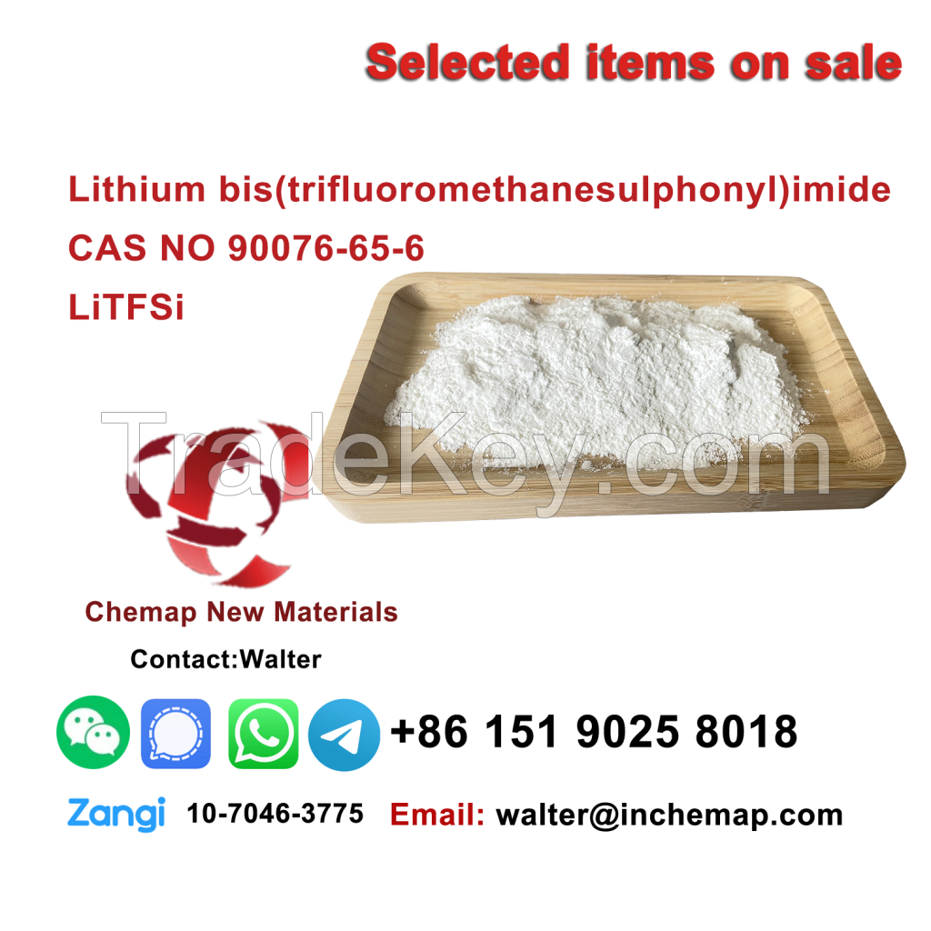 Lithium battery electrolyte raw material Lithium bis(trifluoromethanesulphonyl)imide 90076-65-6 LiTFSi 