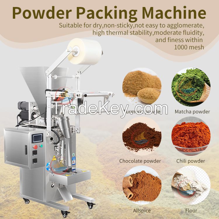 Automatic Auger Screw Powder Dosing Packing Machine Chilli Masala Powder Pouch Packaging Machine