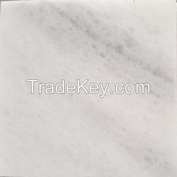 Square crystal marble tile