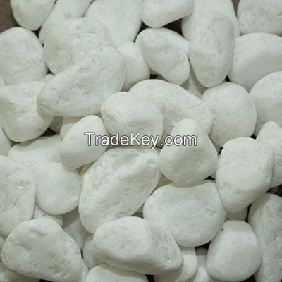 White pebbles