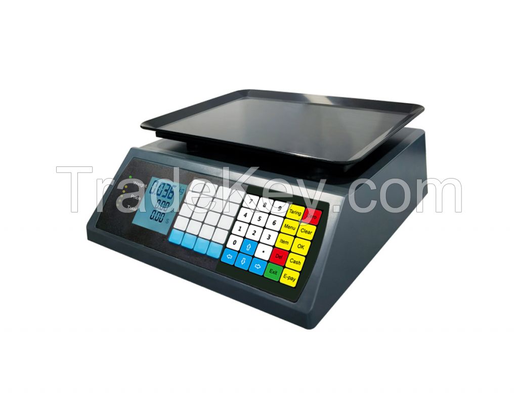 Support Plu Editing 30kg High Protection Rating Electronic Weighing Scale for Wet Market Fruits Vegetable Market