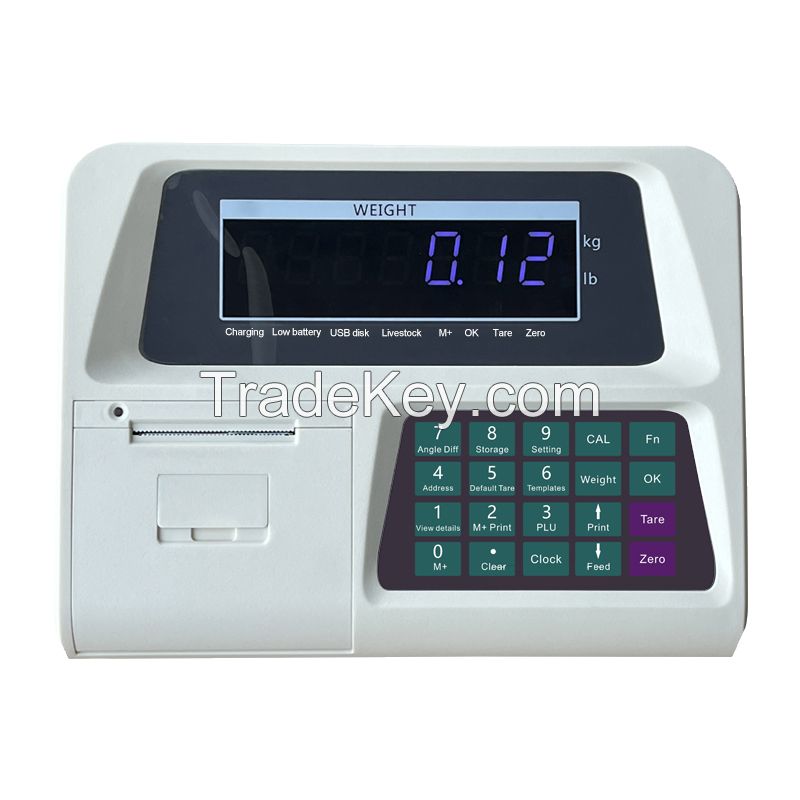 Operating Buttons Large Screen Weighing Indicator Weighing Display Weighing Controller for Platform Scale Floor Scale