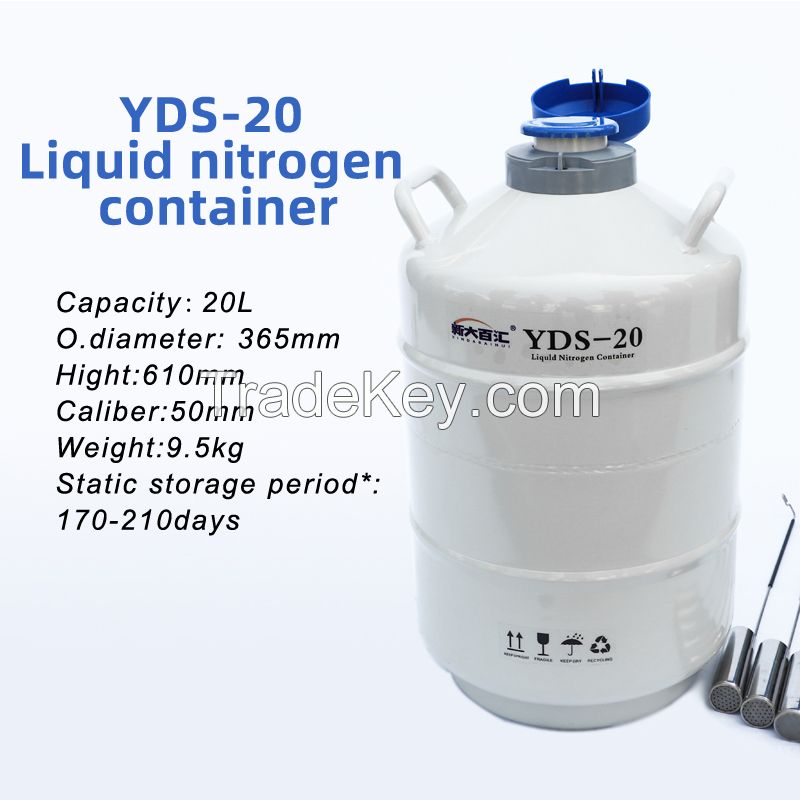 Flask Cryogenic Thermos YDS-20 10l Liquid Nitrogen tank 