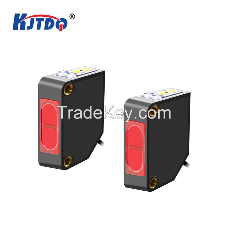 KJT FS30 Square Through Beam Type Detection Distance 5 Meters Photoelectric Sensor