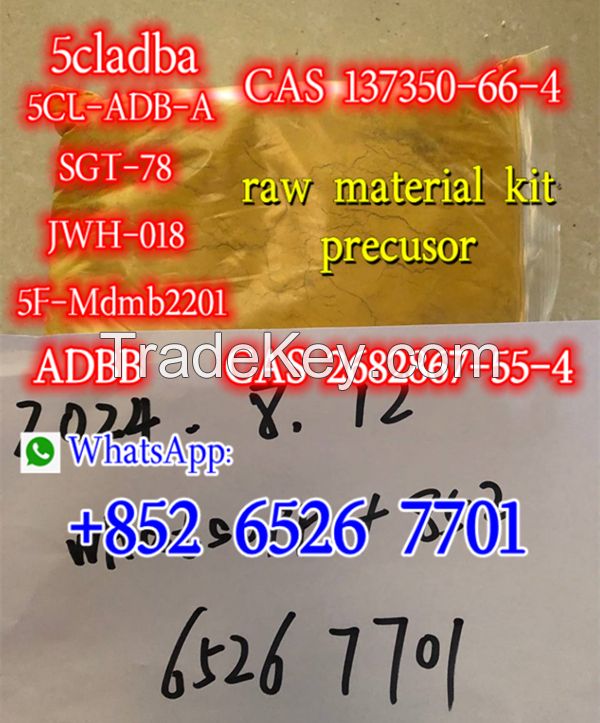  5C-LADBA, ADBB precursor  JWH-18  5F-ADB  5cladba 5cl rwa materials Purity: 99.99%