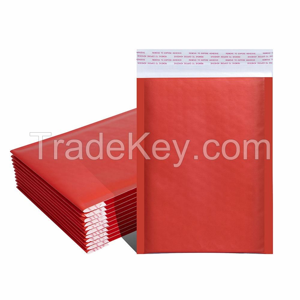 Colored Kraft Paper Bubble Mailer Bag