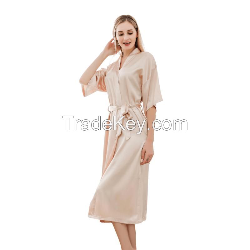 Satin Bathrobe For Women