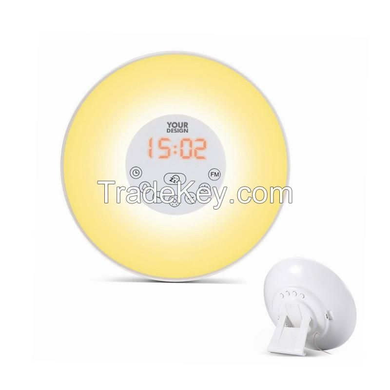 Smart Wake Up Light Digital Alarm Clock