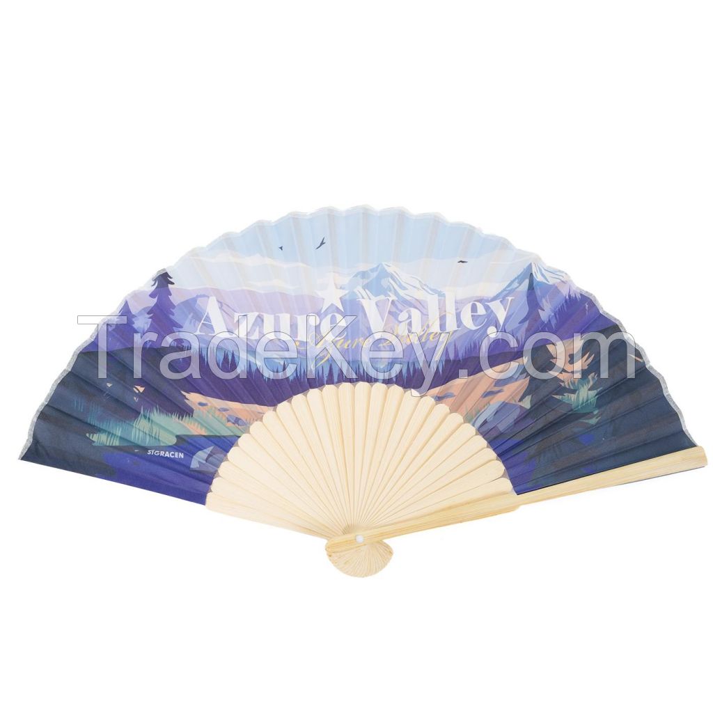 Handheld Fabric Folding Fan