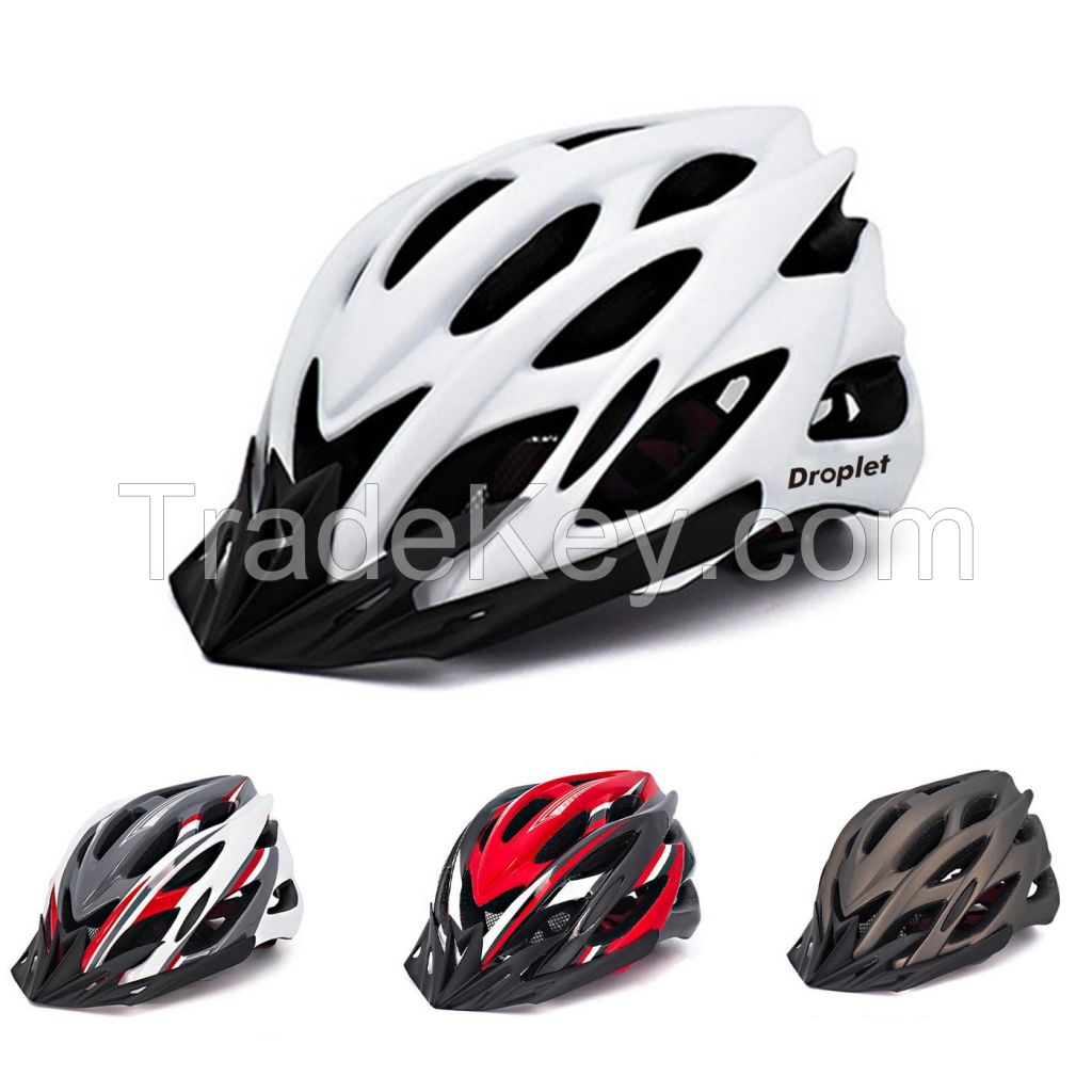 Bicycle Helmet With Detachable Visor And Tail Light