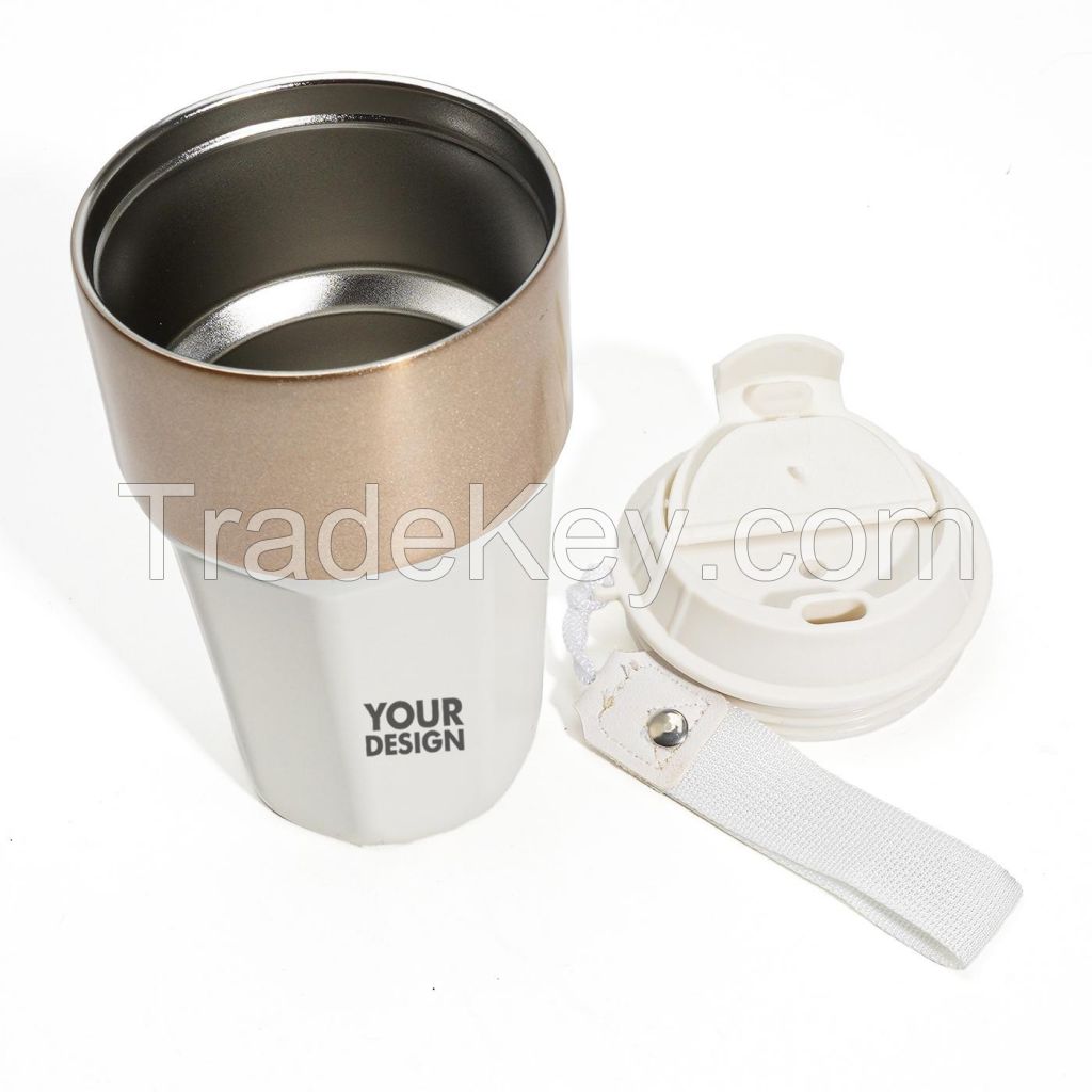 16 oz. Coffee Cup With Strap