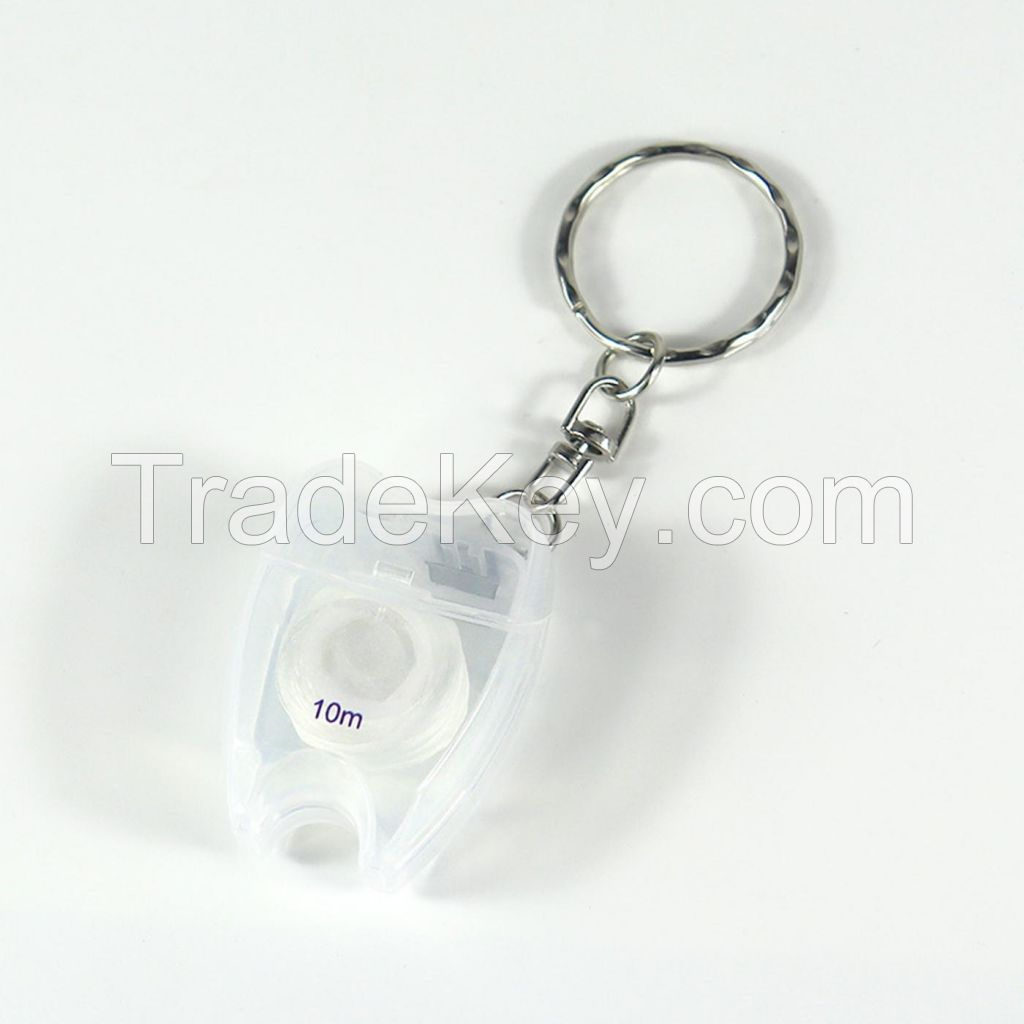 Portable Dental Floss Keyring