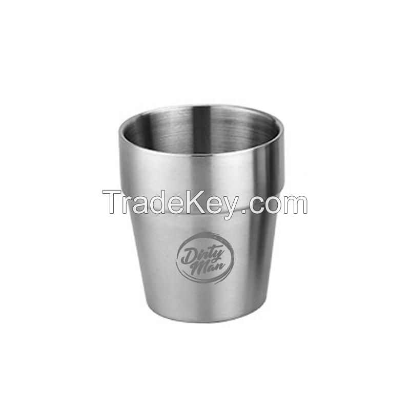 180ml Stainless Steel Double Layer Water Cup