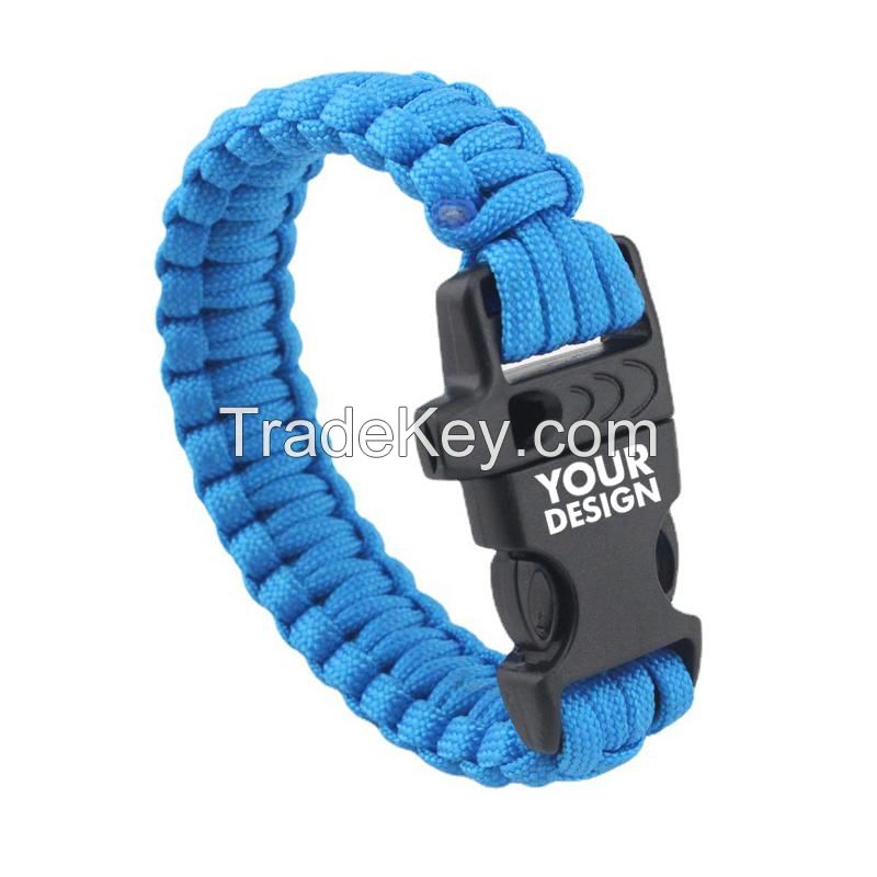 Promotional Outdoor Paracord Survival Bracelet