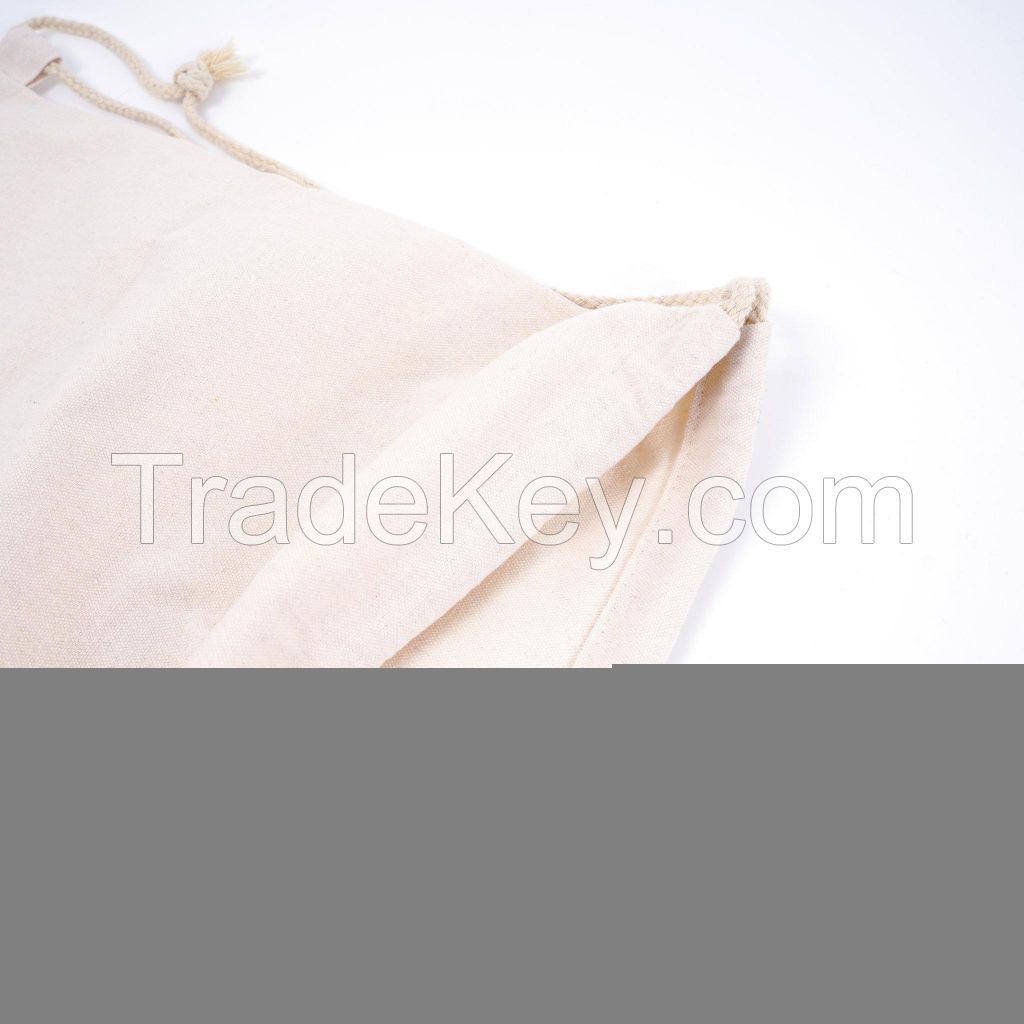 Cotton Canvas Drawstring Backpack