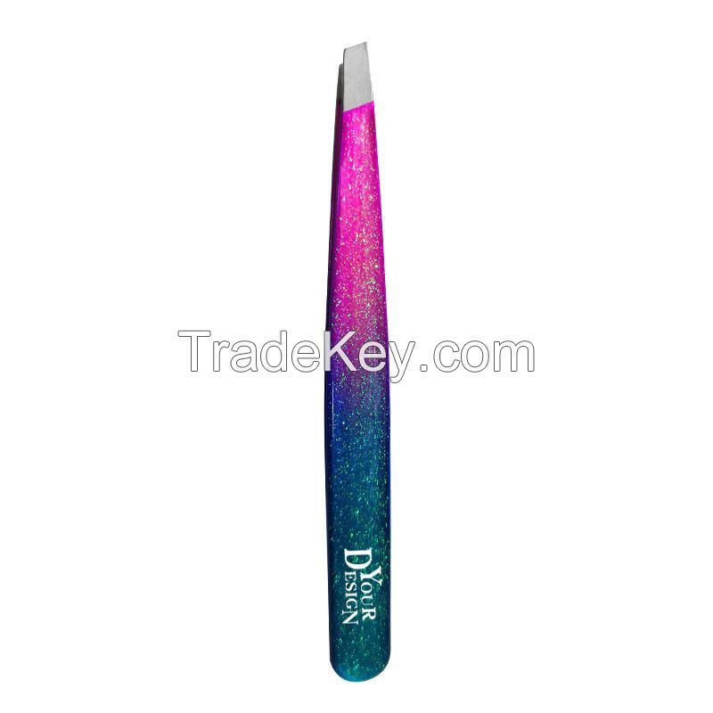 Stainless Steel Slant Eyebrow Tweezer