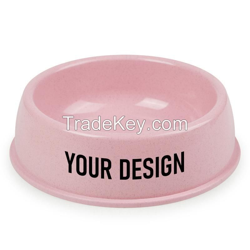 Wheat Straw Pet Food Bowl