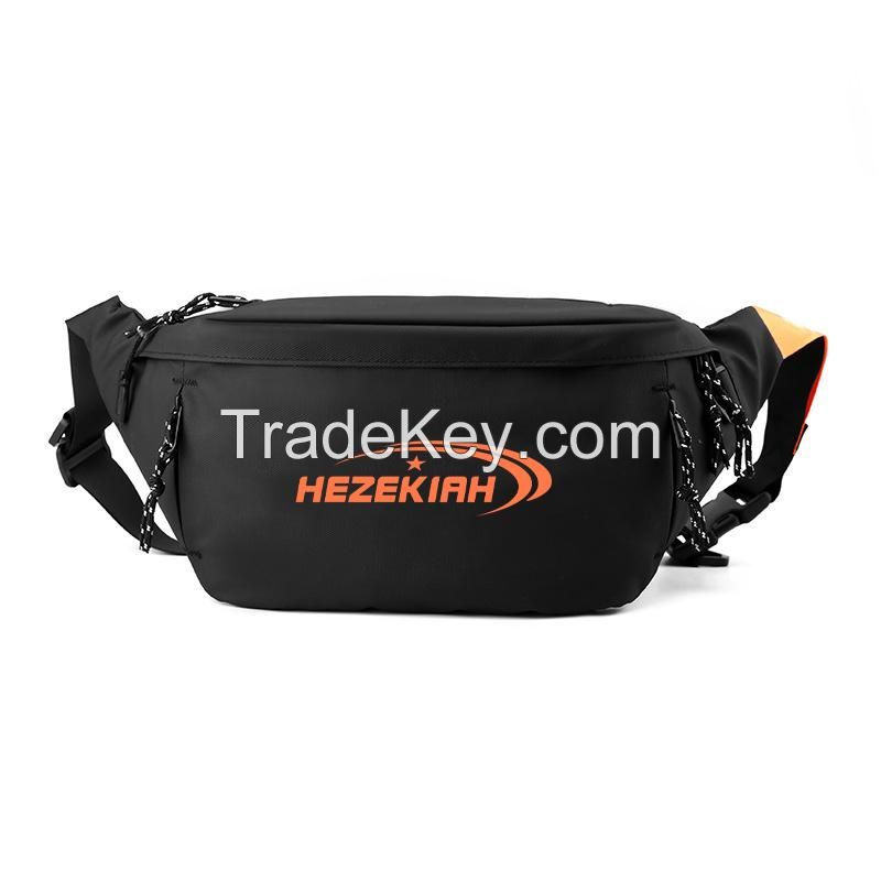 Large Travel Fanny Pack With Zipper Pockets