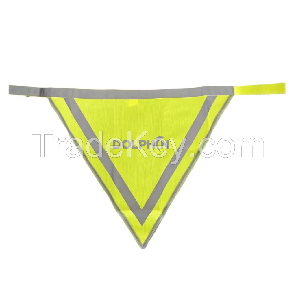 Reflective Pet Triangle Scarf