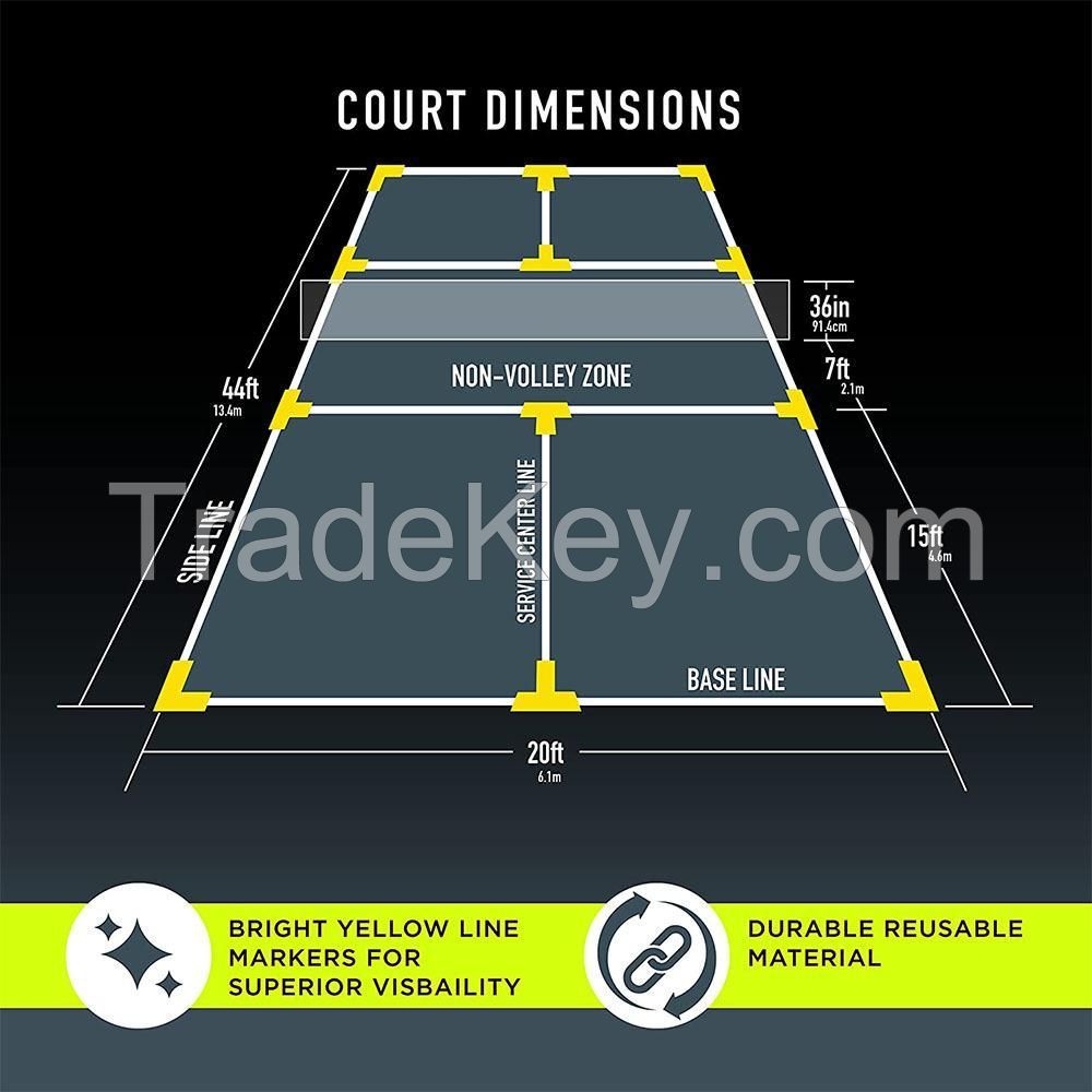 Pickleball Court Marker Lines