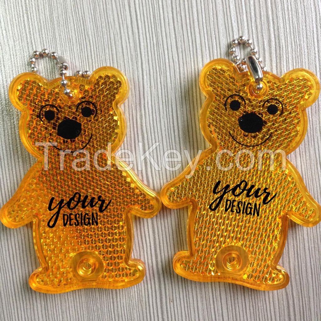 Bear Shape Reflective Pendant