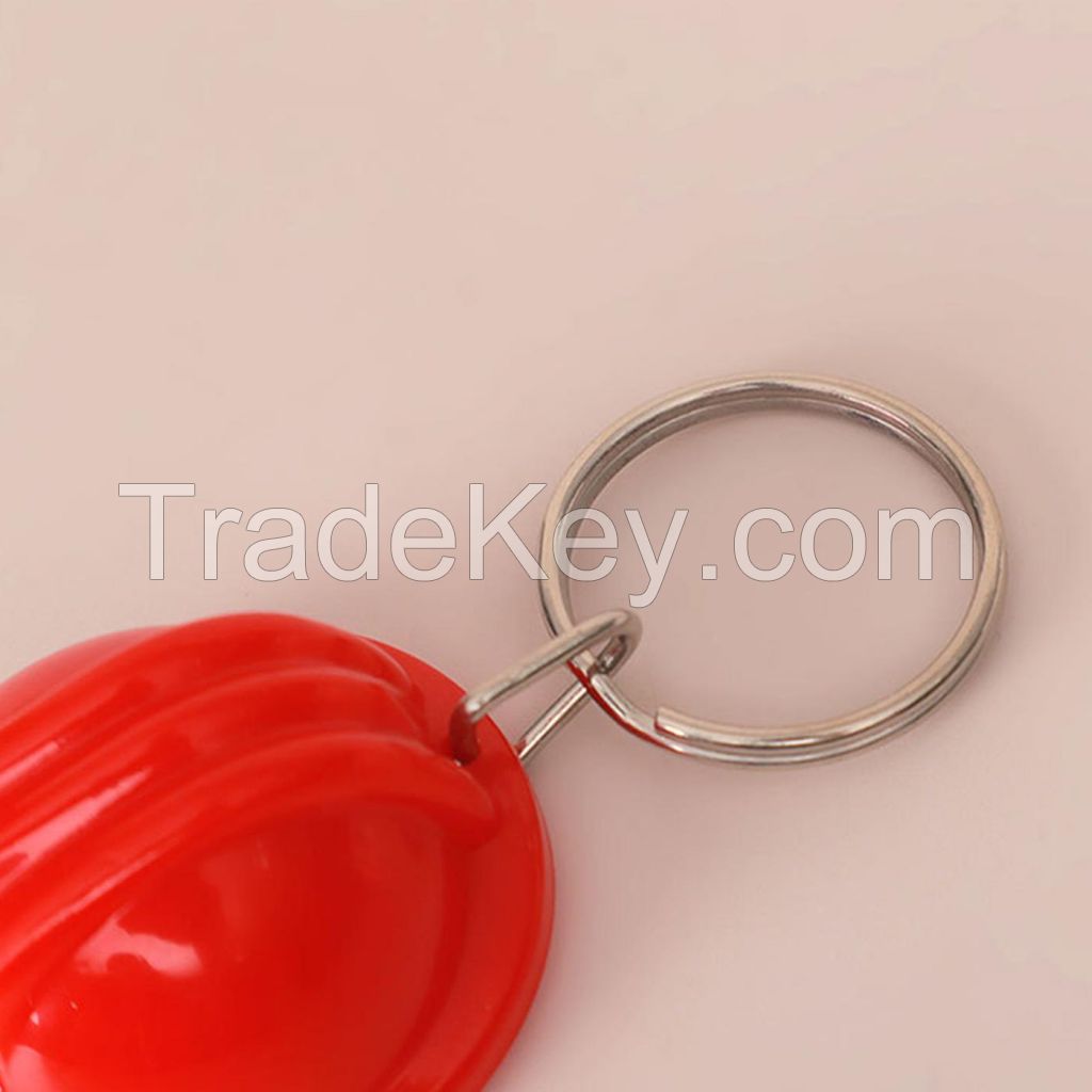 Plastic Safety Helmet Keychain