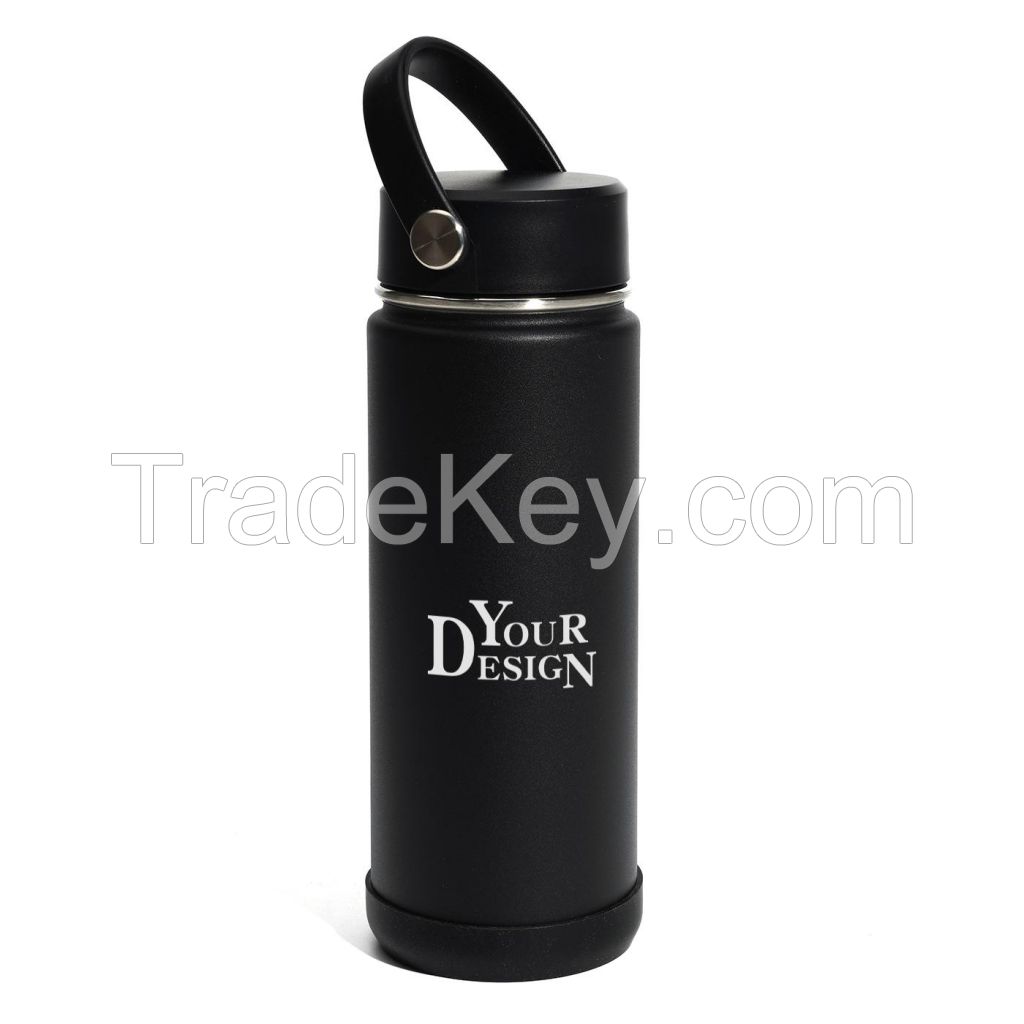 20 oz. Stainless Steel Water Bottle With Carry Loop