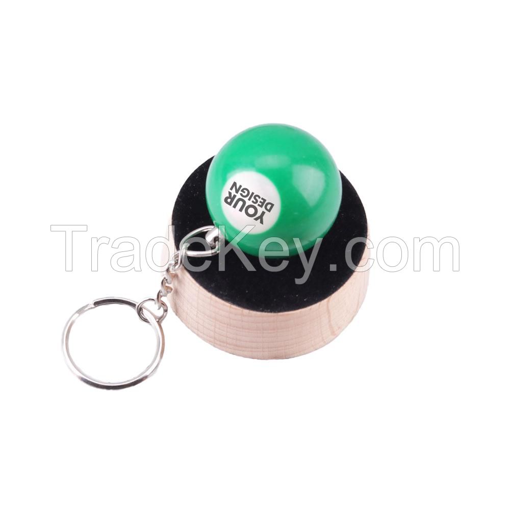 Billiard Ball Keychain