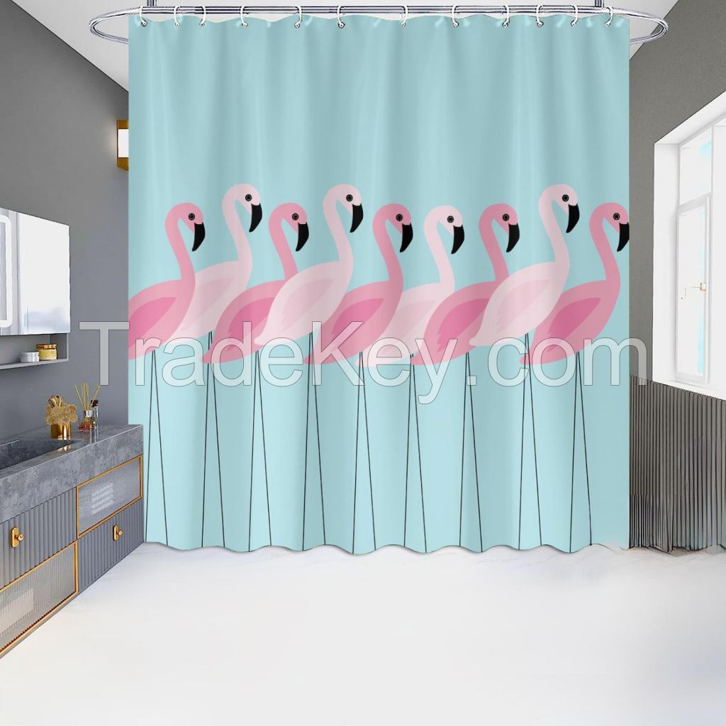 Polyester Bathroom Curtain