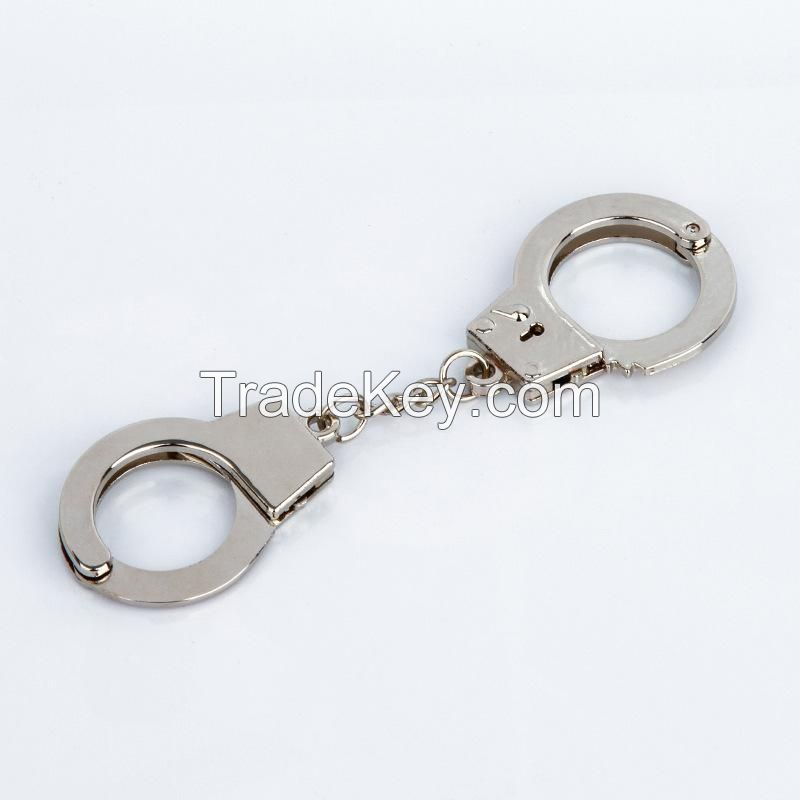 Metal Simulated Handcuffs Keychain