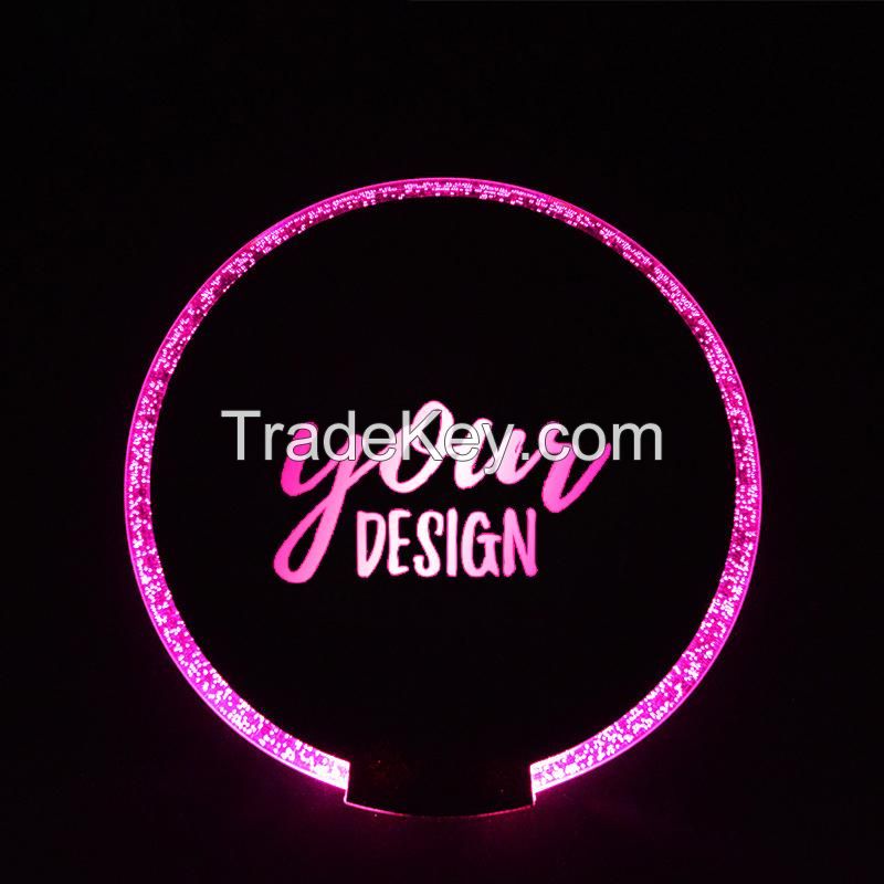 Round LED Luminous Coaster