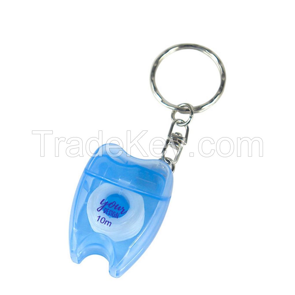 Portable Dental Floss Keyring