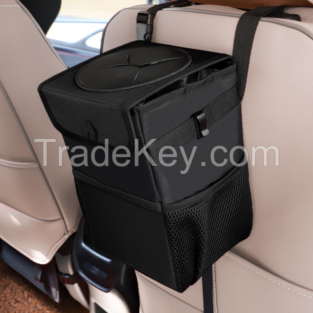 Car Trash Can With Lid